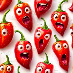 SAM1779 (Vykulené chilli papričky- materiálové varianty)