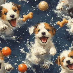 SAM1797 (JACK russel pes +balonky -materiálové varianty   )