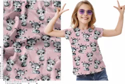 Látka se sněhovými vločkami mavaga design Látka se sněhovými vločkami mavaga design