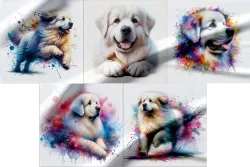 látkový panel Leonberger | SOFTHELL zimní 320gsm, Kočárkovina, X-BAVLNĚNÝ SATÉN