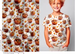 Podzimní vzor na látku se žaludy mavaga design Podzimní vzor na látku se žaludy mavaga design