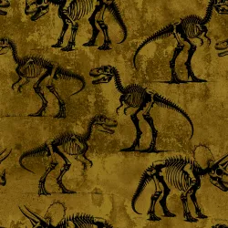 SAM1853A (Dinosauří kostry perokresba beton - materiálové varianty)