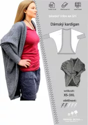 Elektronický střih - DÁMSKÝ KARDIGAN -vel xs-3xl Mavatex Elektronický střih - DÁMSKÝ KARDIGAN -vel xs-3xl Mavatex