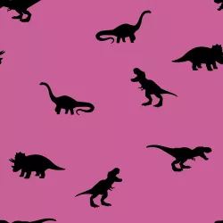 SAM1881D (Mini dinosauři na růžové - materiálové varianty)