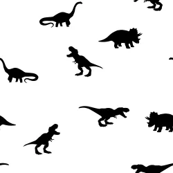 SAM1881E (Mini dinosauři na bílé - materiálové varianty)