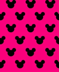 SAM1963E (MICKEY HLAVIČKY  na fuksii- materiálové varianty)