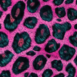 SAM2009 (Leopard srst  magenta- materiálové varianty)