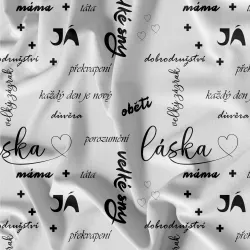 Úplet, teplákovina nebo třeba softshell - láska | Bela- polyesterový úplet, Torino -úplet funkční, MILKY -úplet funkční, FERRA -úplet, Lycra, PUSH UP LYCRA/ plavkovina, Garzato- počesaný funkční úplet, Termo lycra počesaná, DOLOMITY -počesaný 250 gsm, Softshell zimní 320 gsm, Softshell LETNÍ NEPRUŽNÝ, Softshell ZIMNÍ PRUŽNÝ 220 gsm, Softshell letní pružný 220gsm, Softshell jarní 285 gsm, Softshell BERÁNEK, Kočárkovina, Micropeach -tkanina 100 % pes, Silver pružné plátno, X-BAVLNĚNÝ SATÉN, BAVLNĚNÝ úplet LORA 180, Bavlněná teplákovina LORA 250 gsm, BAVLNĚNÝ úplet MIRA 230, Mušelín, SILKY, Venezie úplet, Satén úpletový Valentino  PES+el., Microplyš pružný