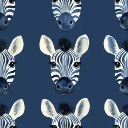 SAM2053 (Zebra hlavy modrá - materiálové varianty)