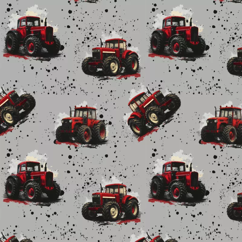 úplet s traktory mavaga design