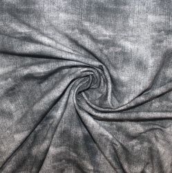 Teplákovina  DENIM černá -250 gsm -reaktive  