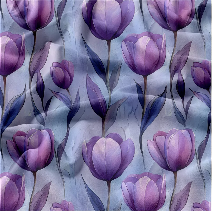 Látka s tulipány mavaga design