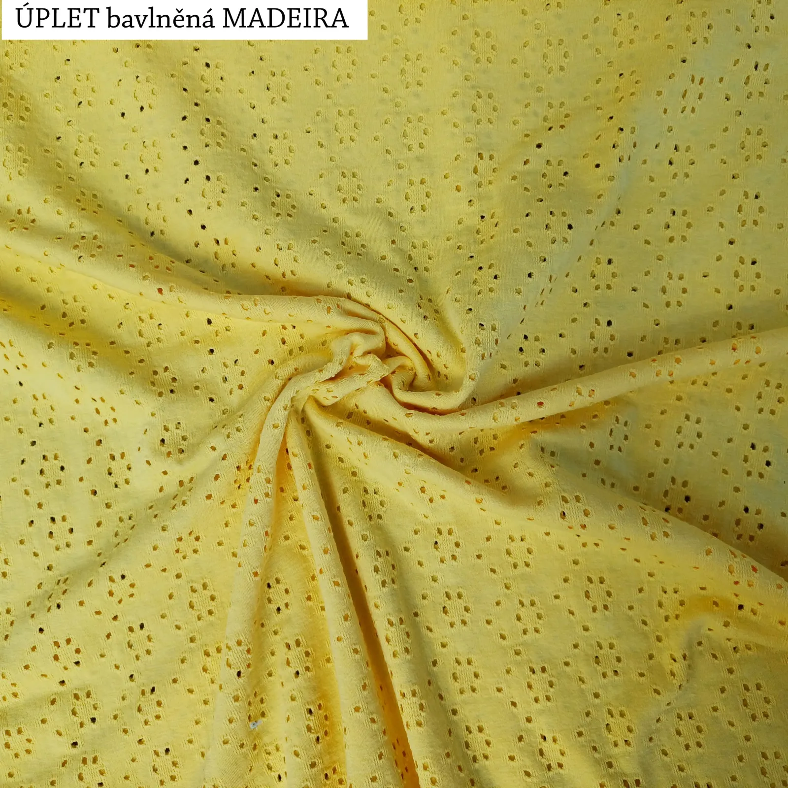 Madeira bavlněný úplet EU-úplety atest pro děti