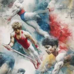 SAM2139 (Moderní gymnastika české barvy MUŽI- materiálové varianty)