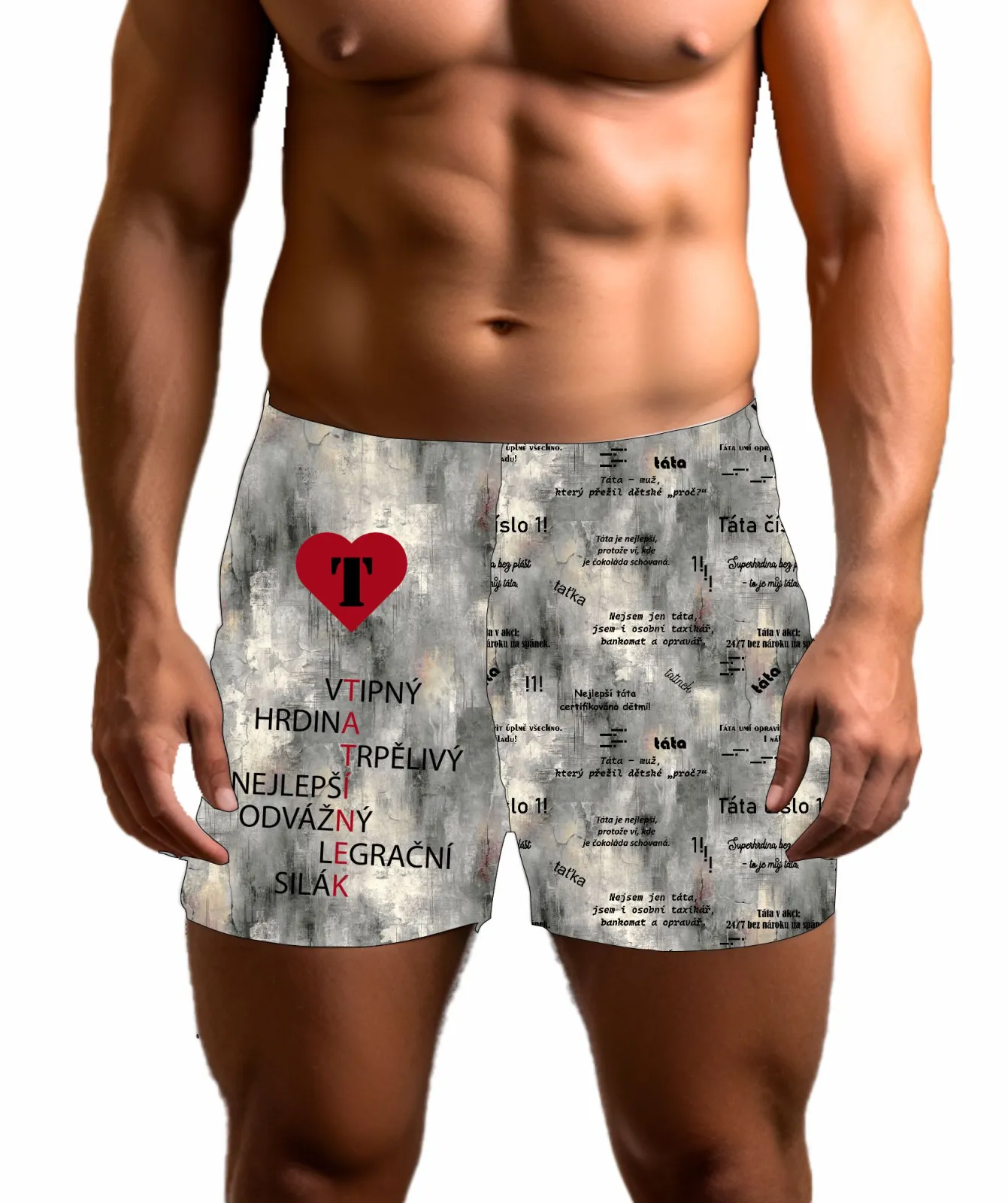 Předtištěný střih na ušití pánských trenýrek mavaga design
