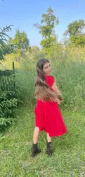 Střih na letní šaty s řasenou patrovou sukní Mavatex