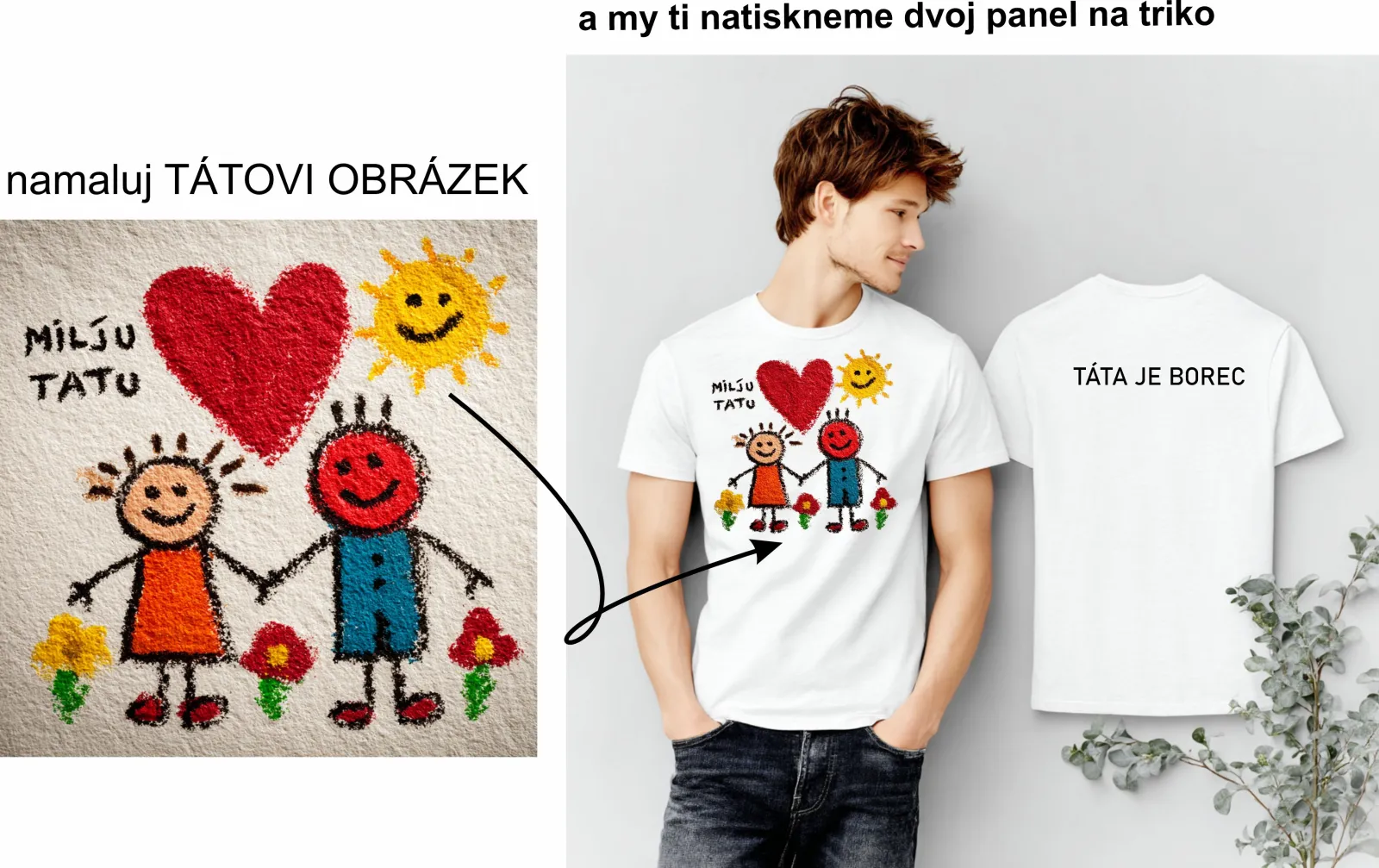 TÁTA triko mavaga design