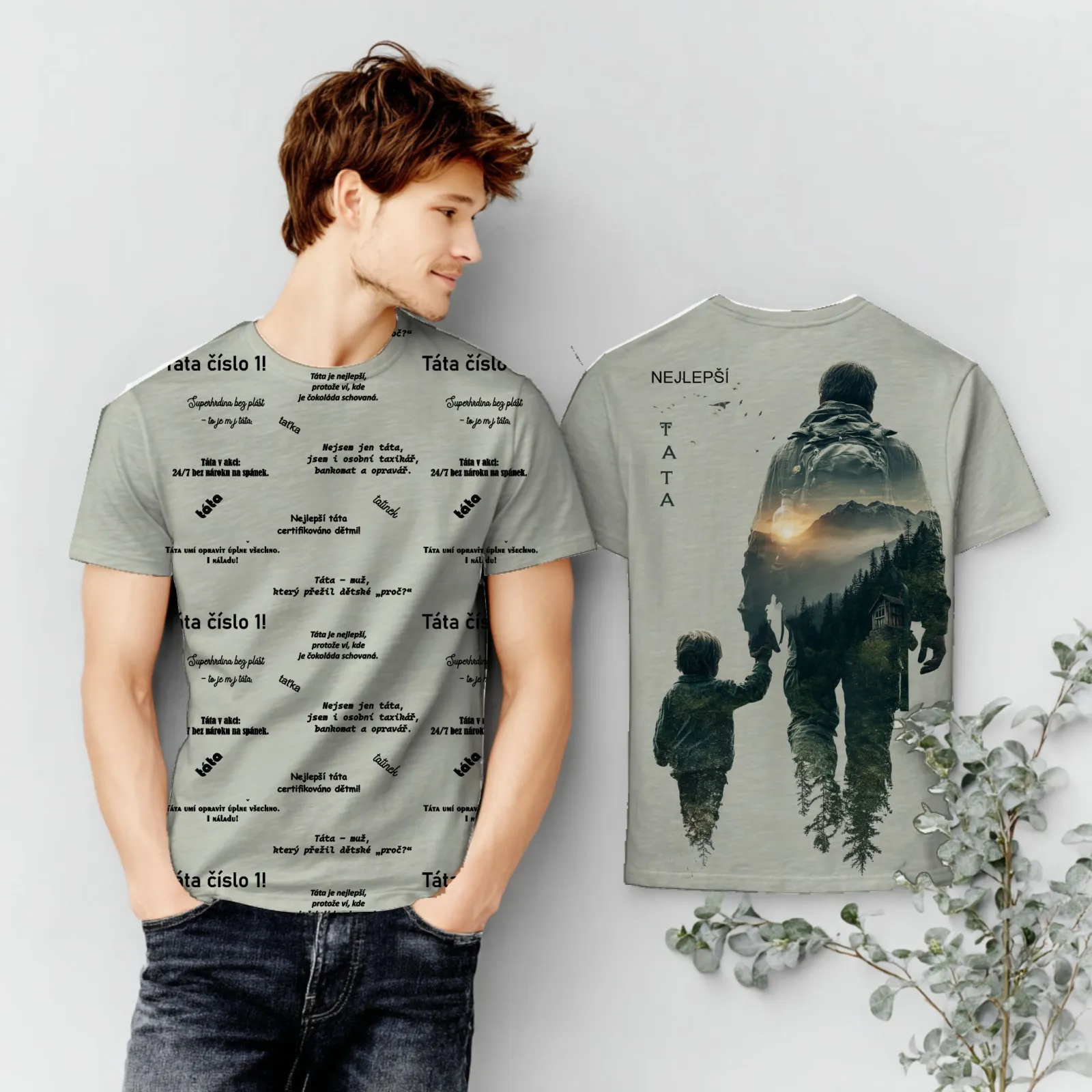 TÁTA triko mavaga design