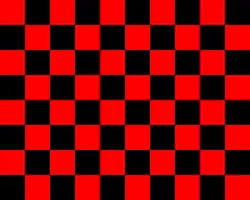 SAM2085B (Šachovnice kostky ČERVENÁ+ČERNÁ - materiálové varianty)