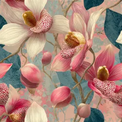 SAM2195 (Vintage orchideje - materiálové varianty)