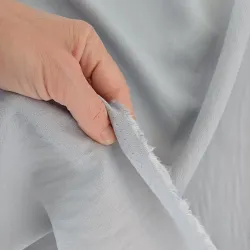 DIOR imitace lnu - šatovka - BÍLÁ