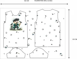 horolezec triko  | BELLA - 210 gsm, TORINO 140 gsm -funkční úplet, Funkční úplet MILKY, GARZATO 200gsm- funkční úplet počesaný, DOLOMOTY 250, Softshell zimní 320 gsm, Kočárkovina, Bavlněný satén, BAVLNĚNÝ úplet LORA 180, BAVLNĚNÁ teplákovina LORA 240 gsm