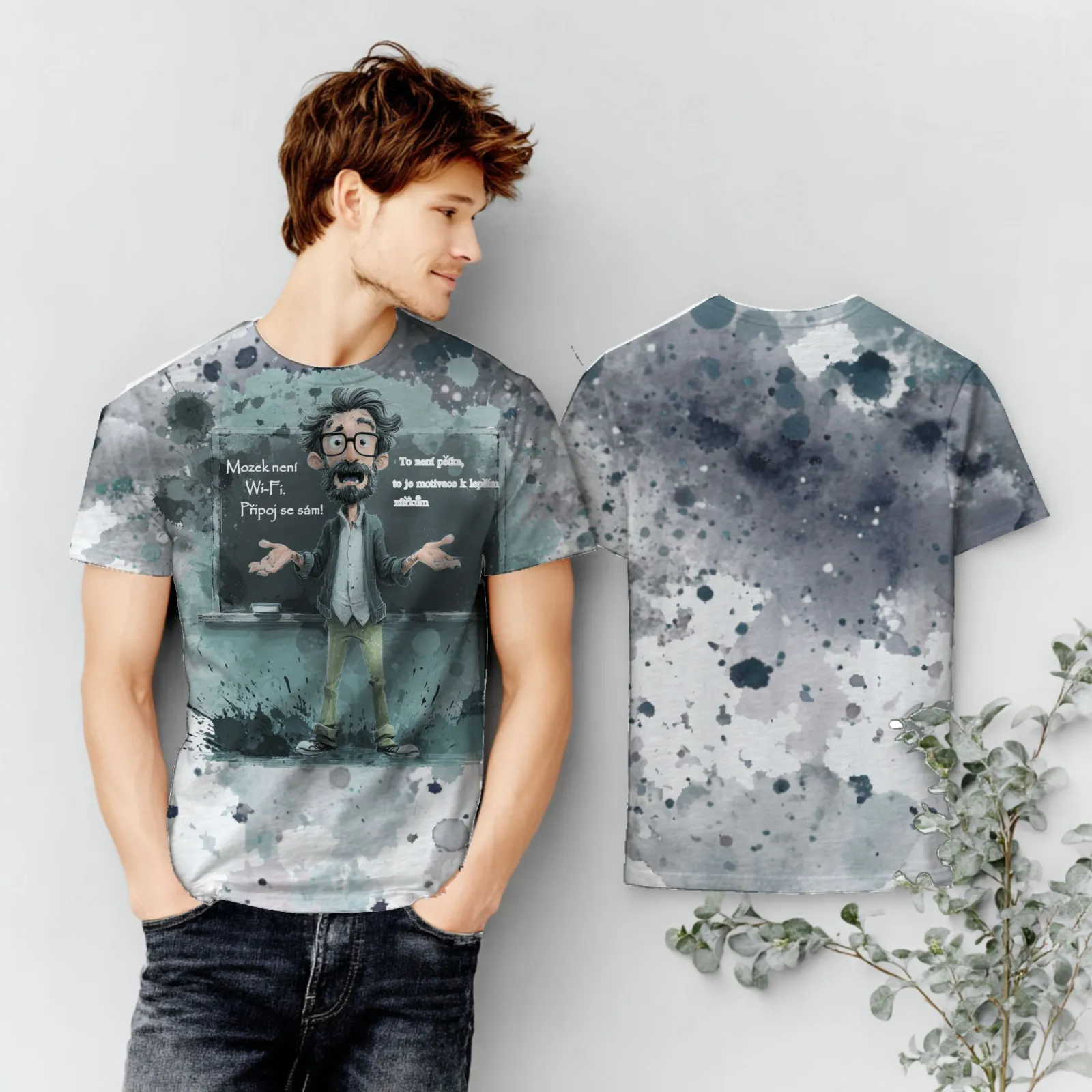učitel úplet mavaga design