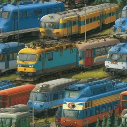 SAM2268 (Barevné vlaky - materiálové varianty)