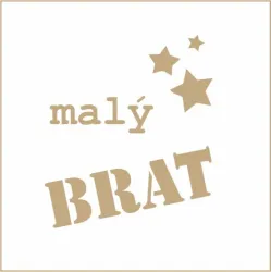 Koženkový štítek gravír - "malý brácha" -varianty vyrobeno v EU