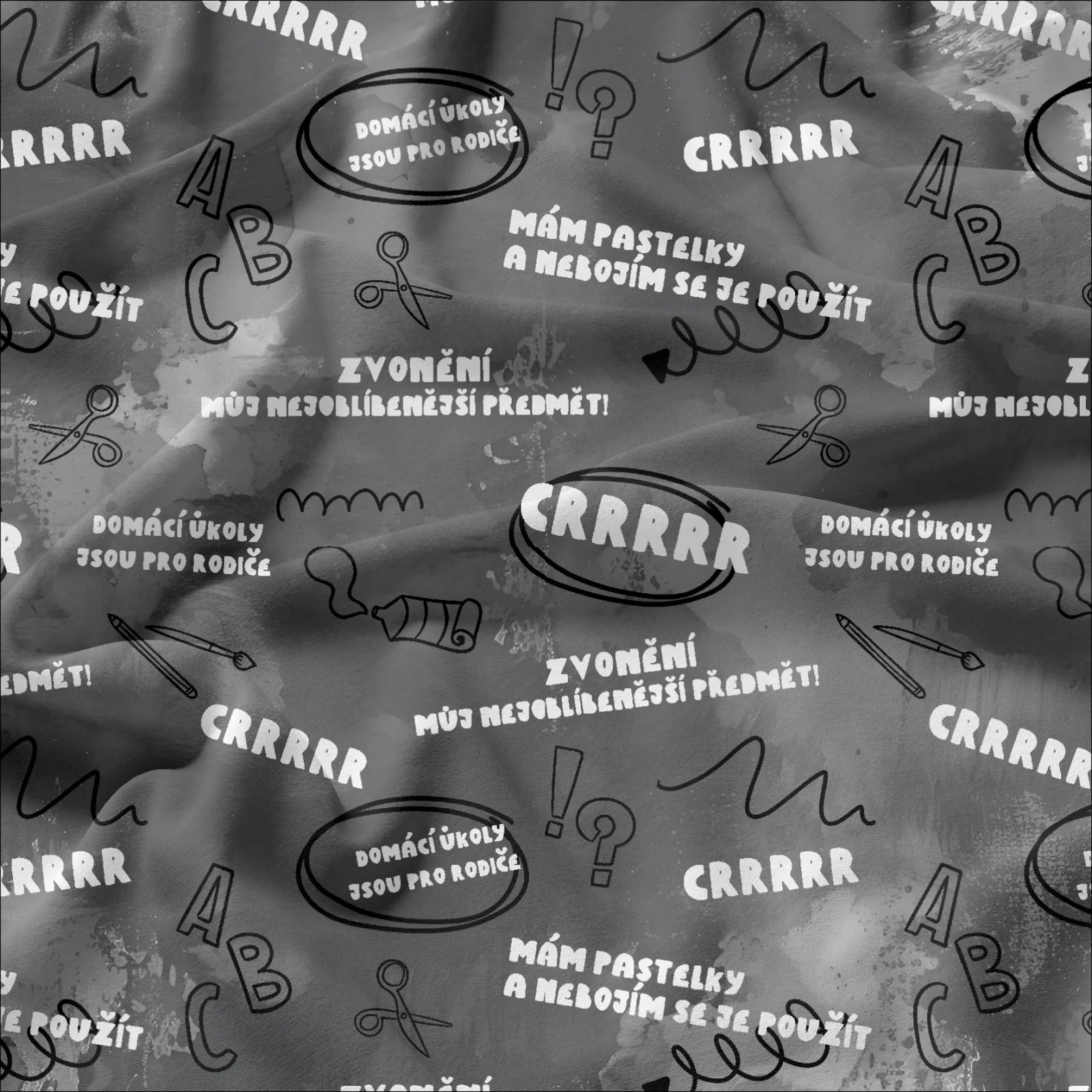 Látka školní hlášky prvňáčků mavaga design