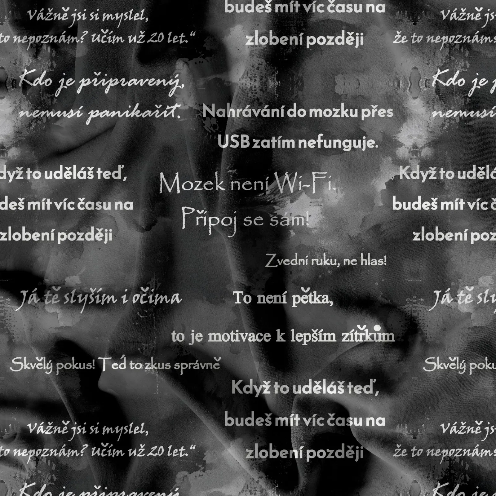 Látka školní hlášky prvňáčků mavaga design