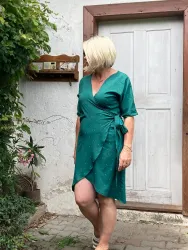 Papírový střih - DÁMSKÉ šaty american HELENA -vel.2XS-3XL Mavatex