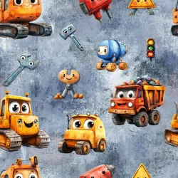 SAM2324B (Veselá autíčka - materiálové varianty)