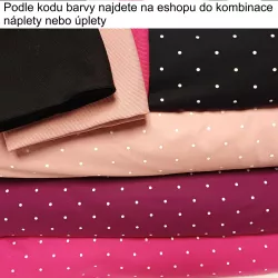 teplákovina puntík EU-úplety atest pro děti teplákovina s puntíky