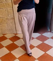 Papírový střih - Dámské kalhoty se záhyby Simona
