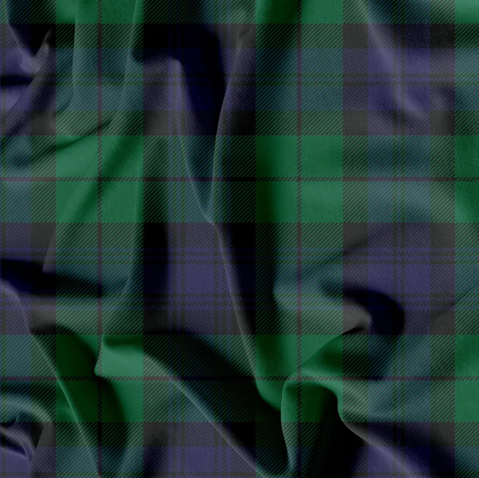 Skotská kostka - tartan. Také jako vánoční kostka - zelená mavaga design