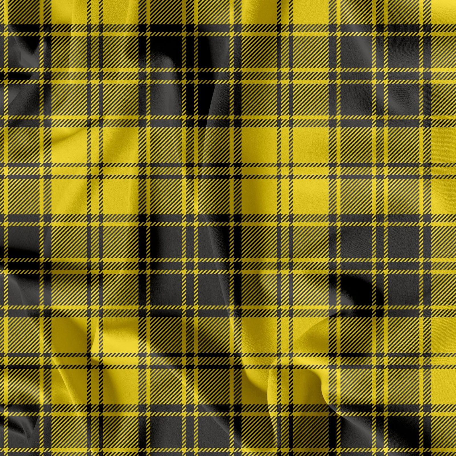 Skotská kostka - tartan. Také jako vánoční kostka - žlutá mavaga design