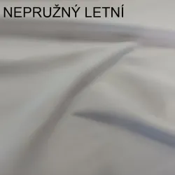 Softshell LETNÍ NEPRUŽNÝ -BÍLÝ 