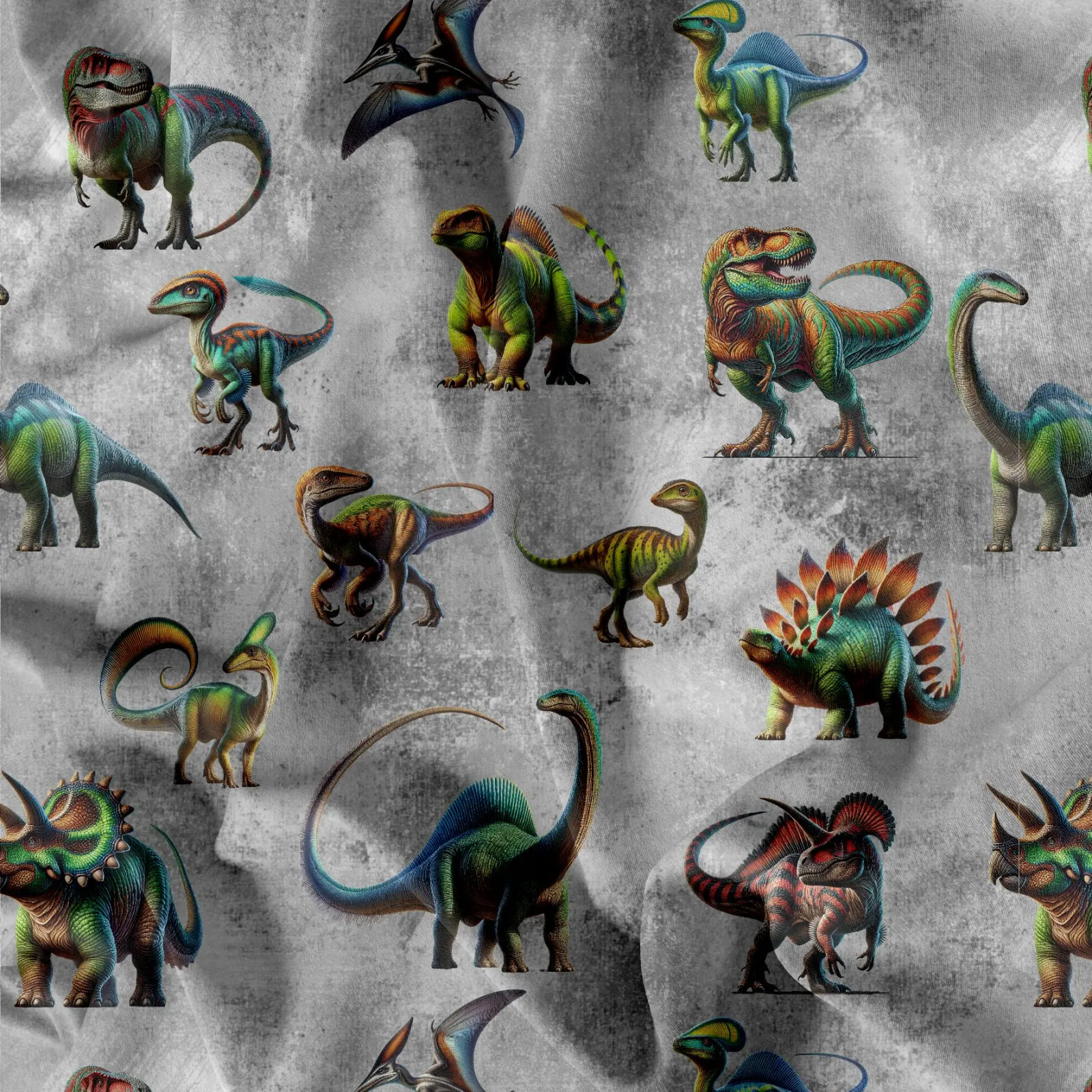Softshell a další látky dinosaurus mavaga design